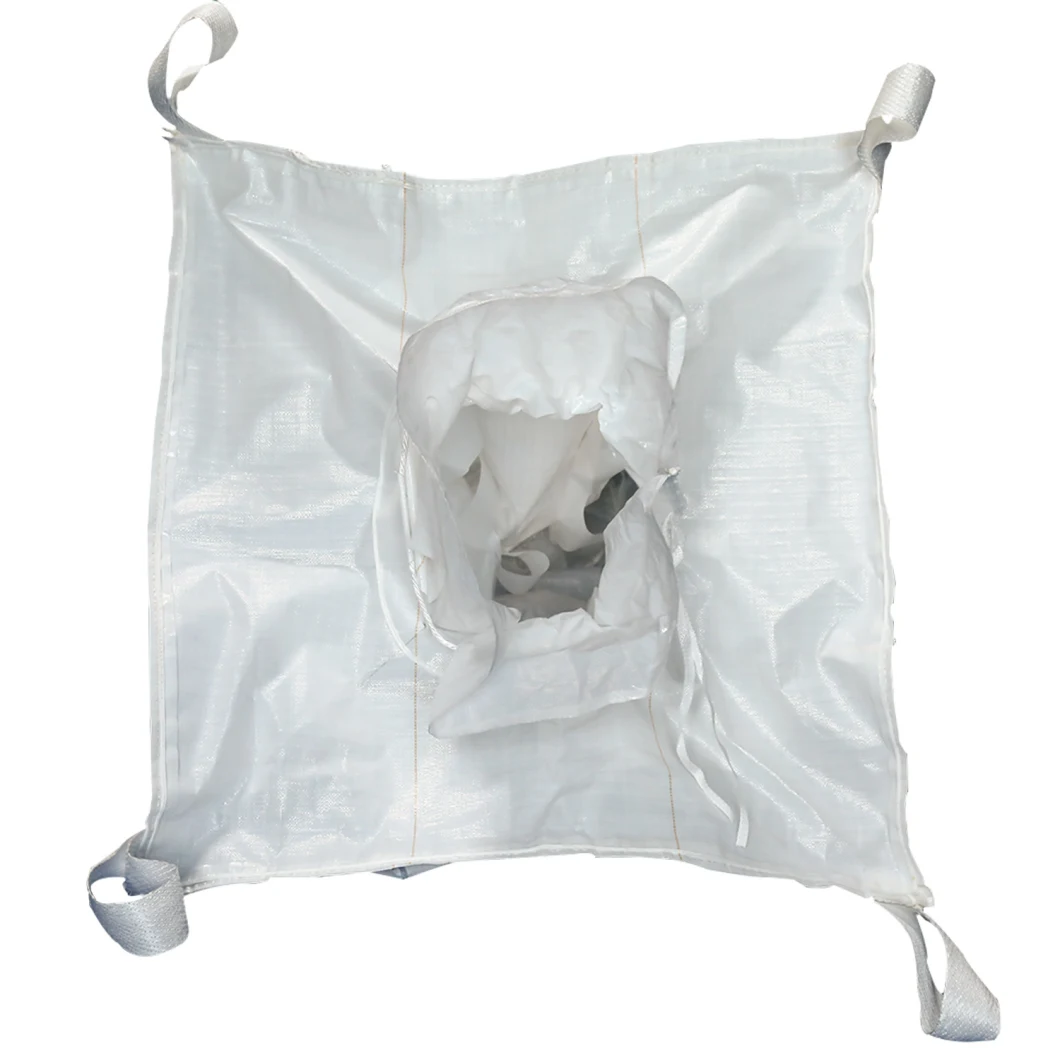 Food Grade FIBC PP Jumbo Bag 1tonne Laminated Bulk Bag U-Panel 1.2tonne Sling Tote Bag Big Bag for Sugar