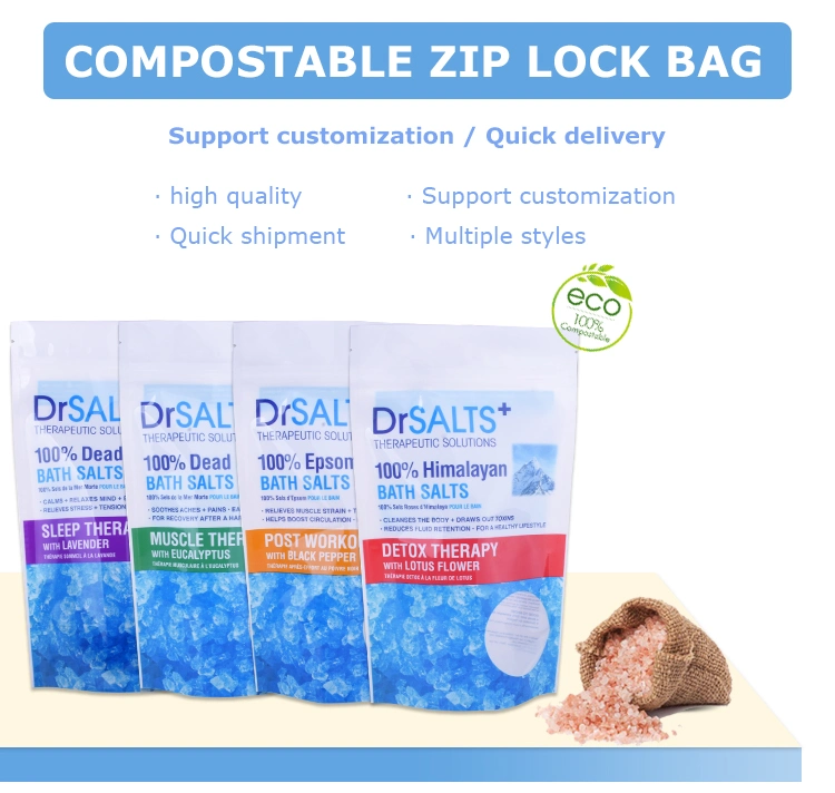 Mst Compostable Zip Lock Bag for Salt