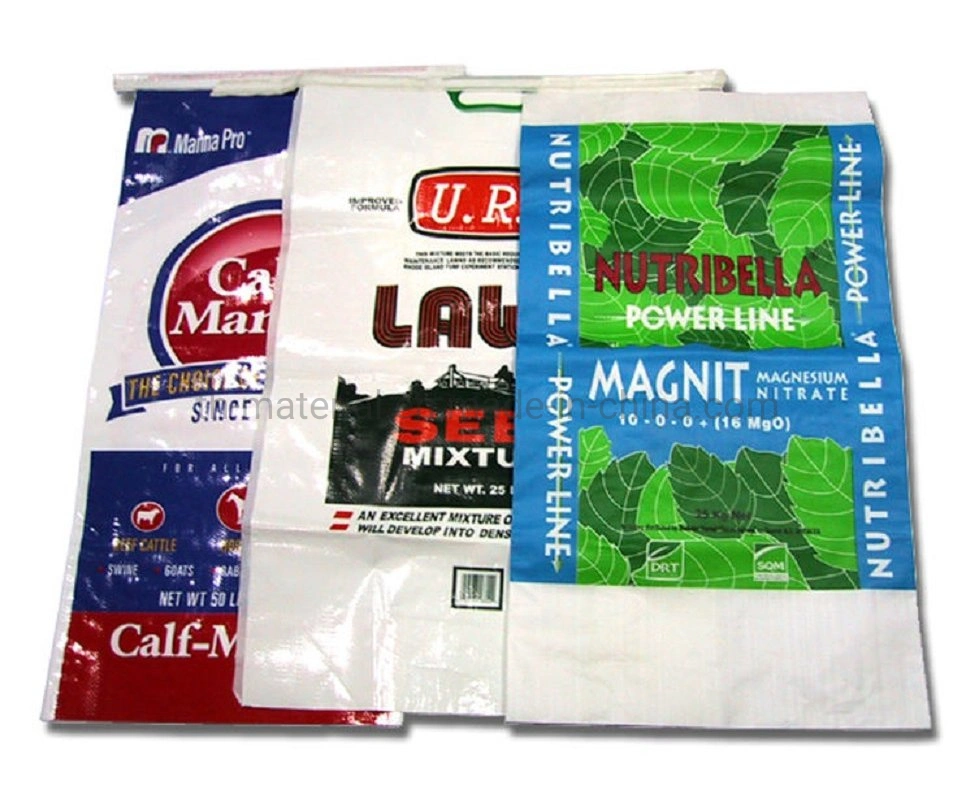 Transparent Color PP Woven Bags for Rice Packing Plastic Woven Bag 50kg for Cement Flour Fertilizer Food Feed Bag