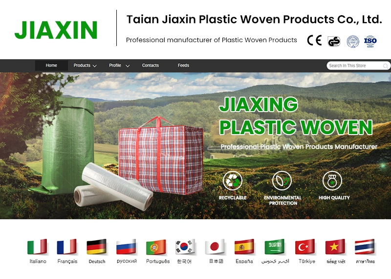 Jiaxin Ton Bag China PP Jumbo Bag Suppliers Square 1000kg 500kg FIBC Bulk Bag Polypropylene 1 Ton Jumbo Big Bag for Packaging Storage OEM Empty Ton Bags