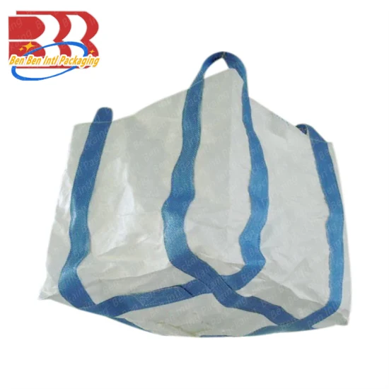 1000 kg 2 tonnes 3 tonnes Super Sack 1000 kg Jumbo sac tubulaire FIBC Jumbo Zipper Big Ton sac sac en vrac pour sable Construction ciment