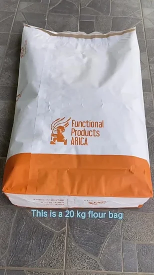 Papier kraft laminé PE doublure sac de farine taille 25 kg